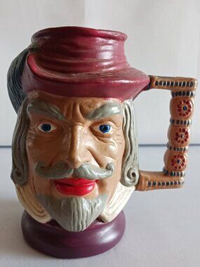 Vintage Toby/Character Jug of Man W/Mustache & Beard